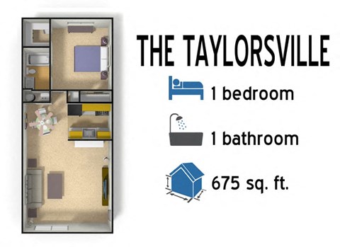 a room with a bed and a sink and a bathroom